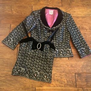 Nanette Lepore top and jacket set size 8
